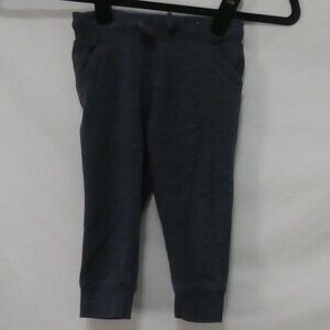 F&F 12-18 months Blue Sweatpants With Cuffed Bottom Hems and Front Pockets